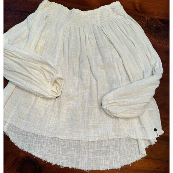 One teaspoon TAHITIAN PEARL TOP off the shoulder in stone size small - Picture 4 of 8